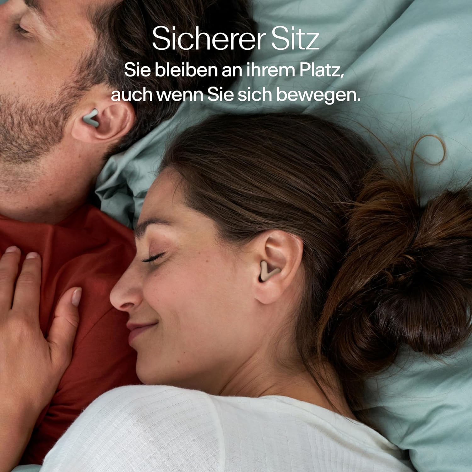 Detalle 2 de Alpine Silence V-Form Ohrstöpsel (beige) – ultrakomfortable, wiederverwendbare Gehörschutz-Ohrstöpsel in XS/S/M/L