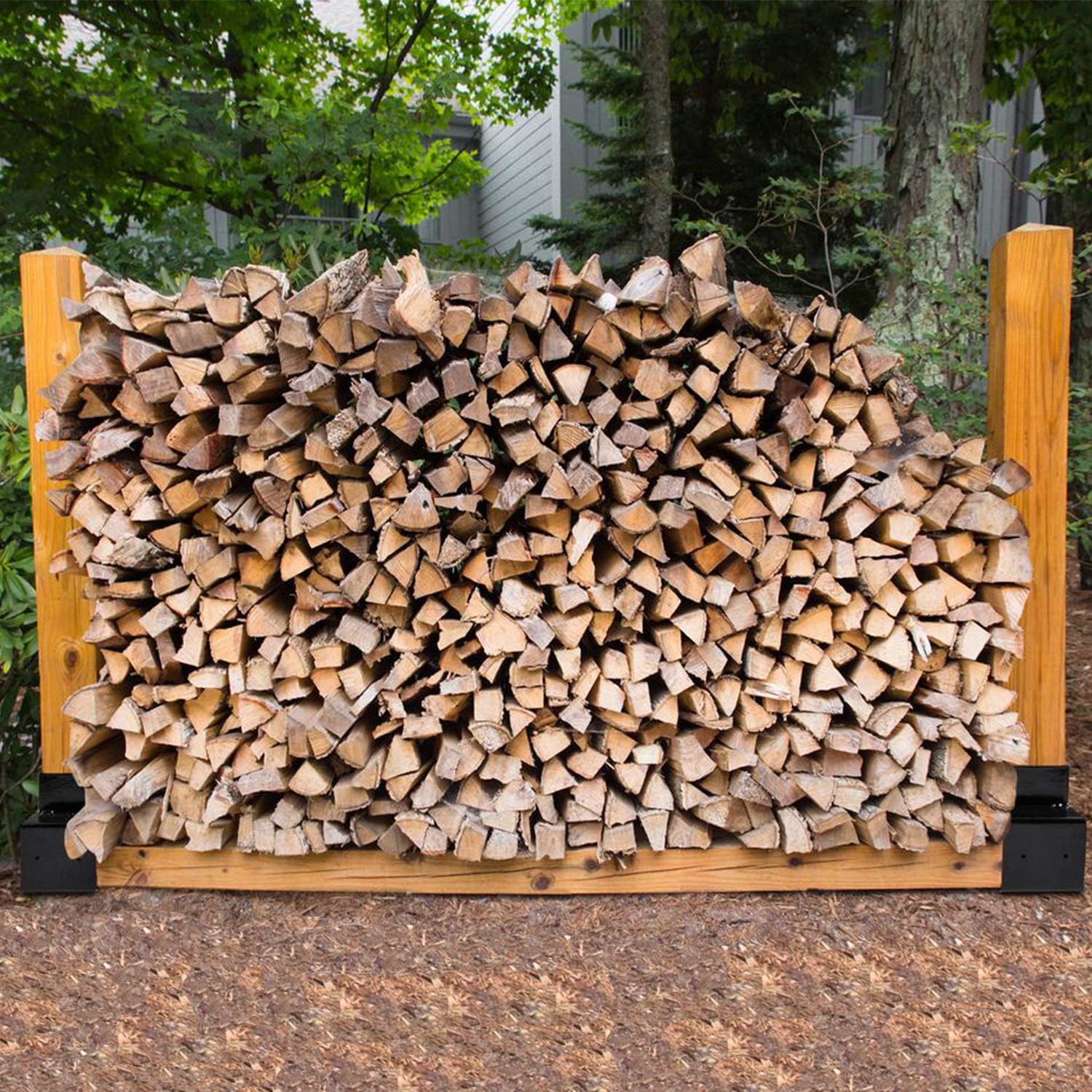 Detalle 2 de Randaco Holzstapelhilfe 4er Set für Brennholz