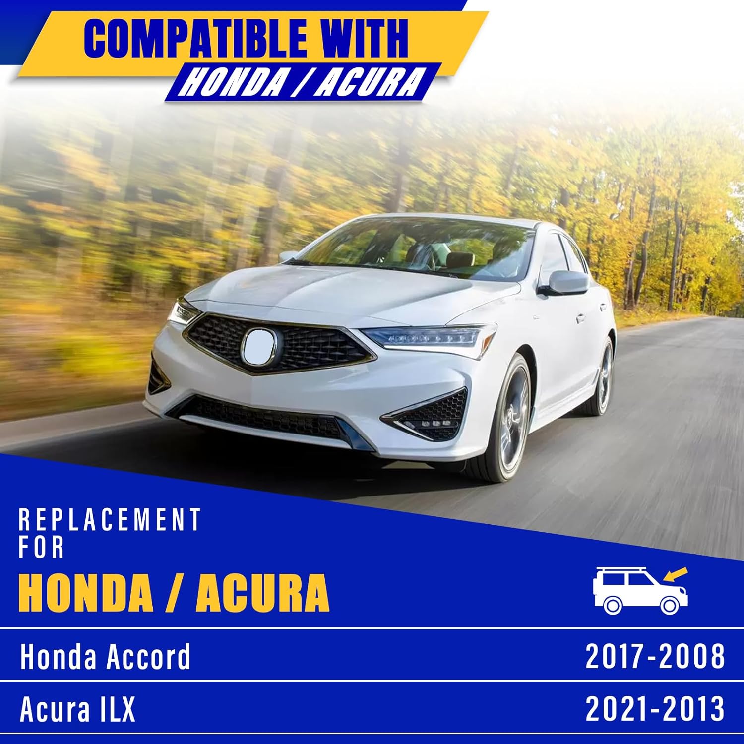 Thumbnail 4 de 26" 19" Windshield Wiper Blades for Honda Accord