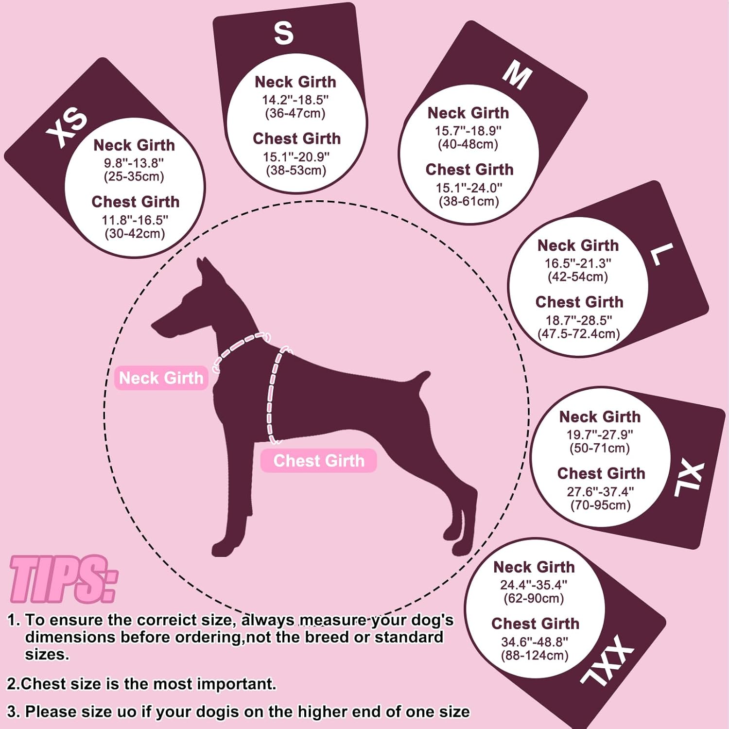 Thumbnail 4 de EMUST Dog Life Jacket (BrightPink) – high buoyancy dog flotation vest with reflective strips, handles and quick-release buckles, size L