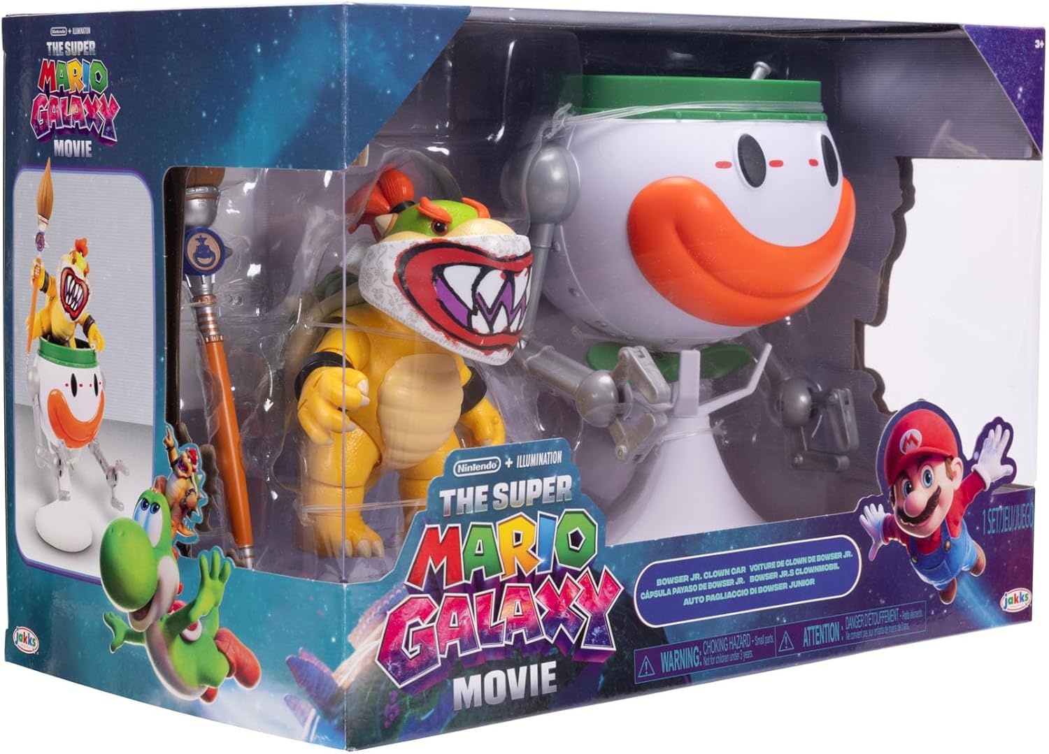 Thumbnail 6 de Bowser Jr. Action figure da 12,7 cm con Clown Car interattiva – Jakks Pacific (Super Mario Galaxy)