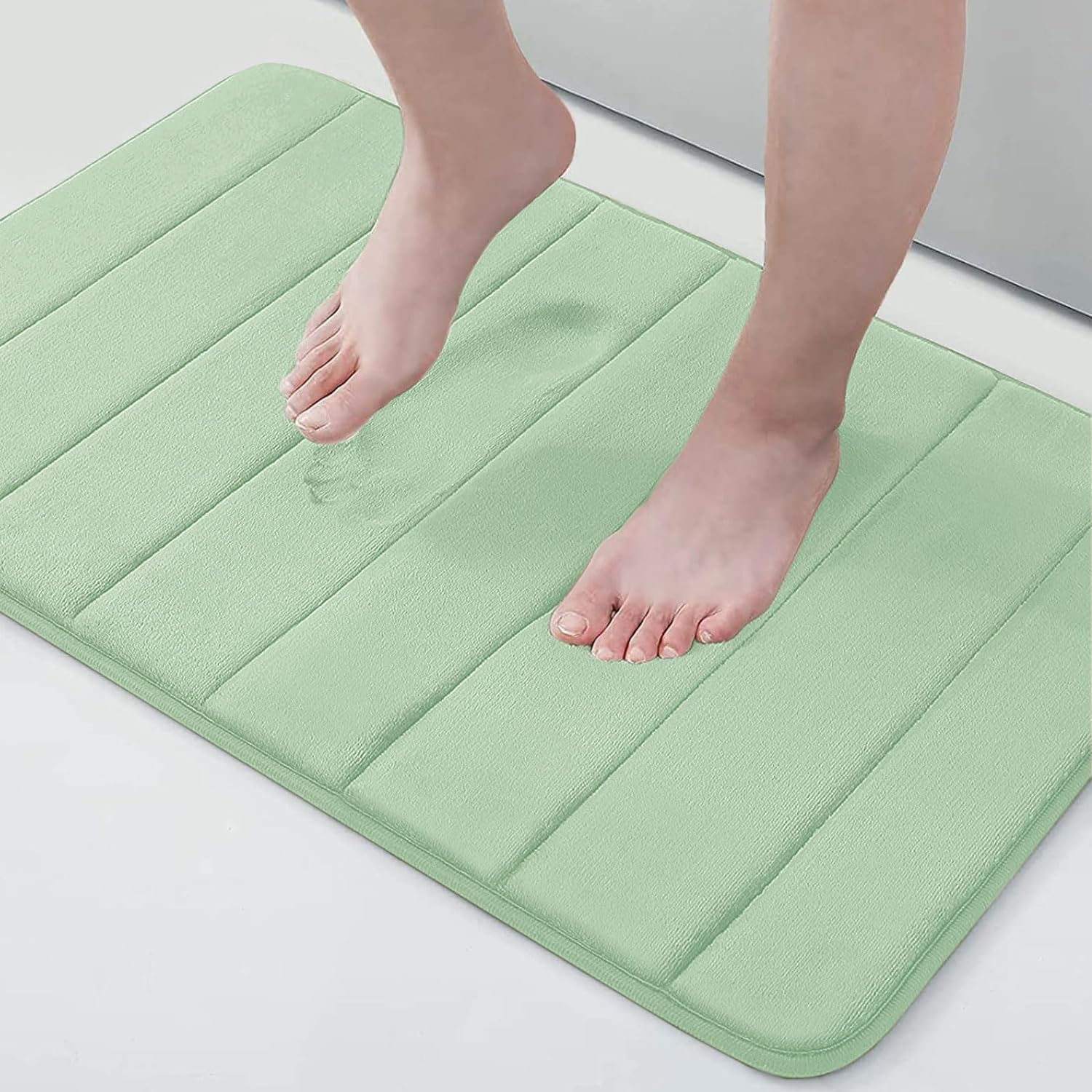 Thumbnail 6 de Smiry memory foam bath mat, 60 x 120 cm (extra soft, non-slip, machine-washable) – Beige