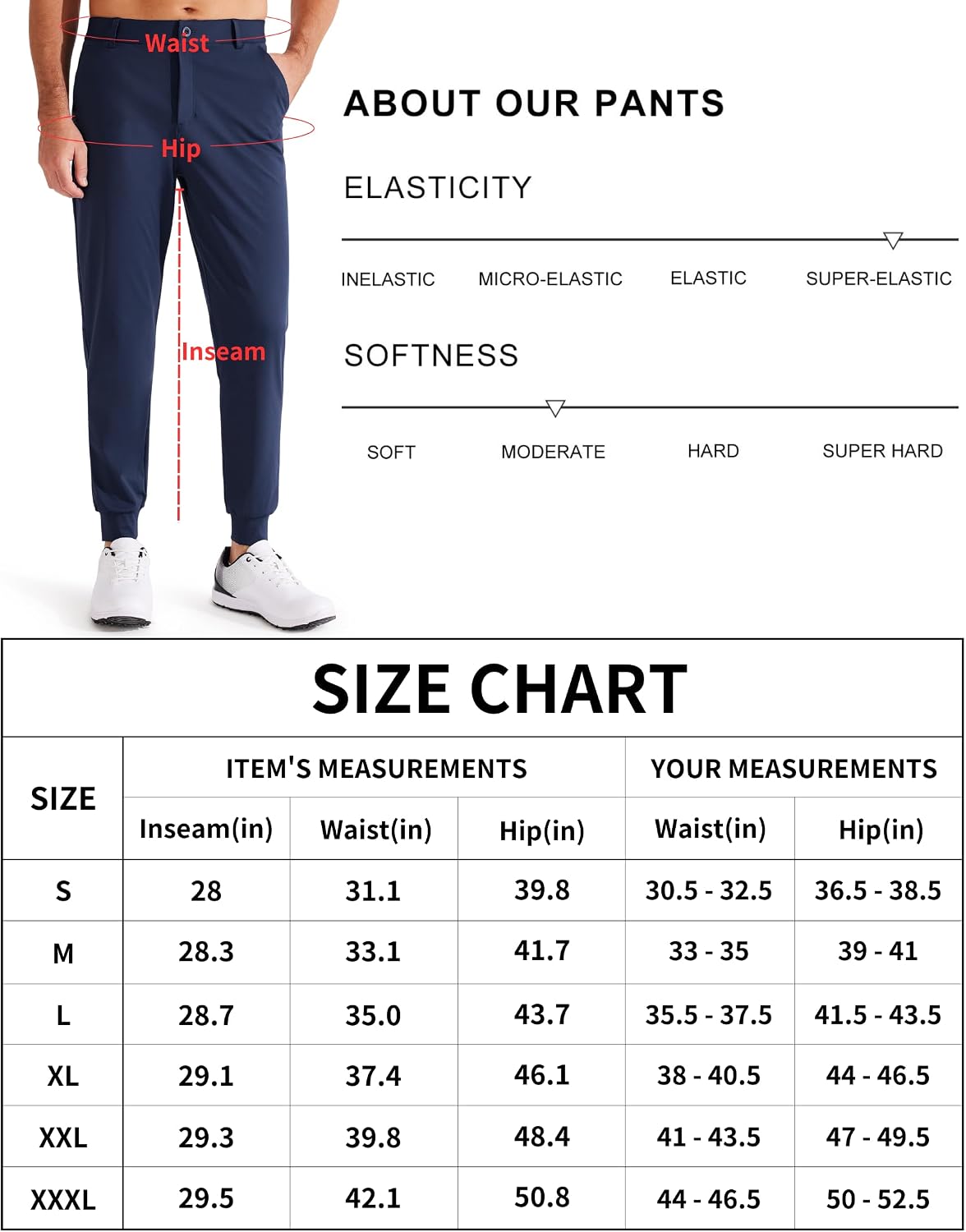 Thumbnail 5 de Pantalon de golf stretch slim Libin 4D