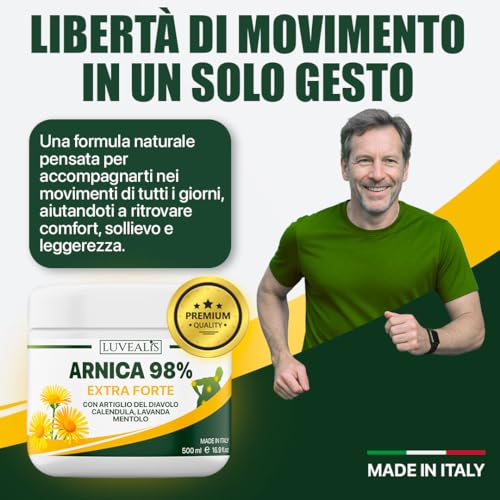 Thumbnail 5 de Arnica Gel Forte 98% Arnica per Cavalli Uso Umano con Artiglio del Diavolo di LUVEALIS