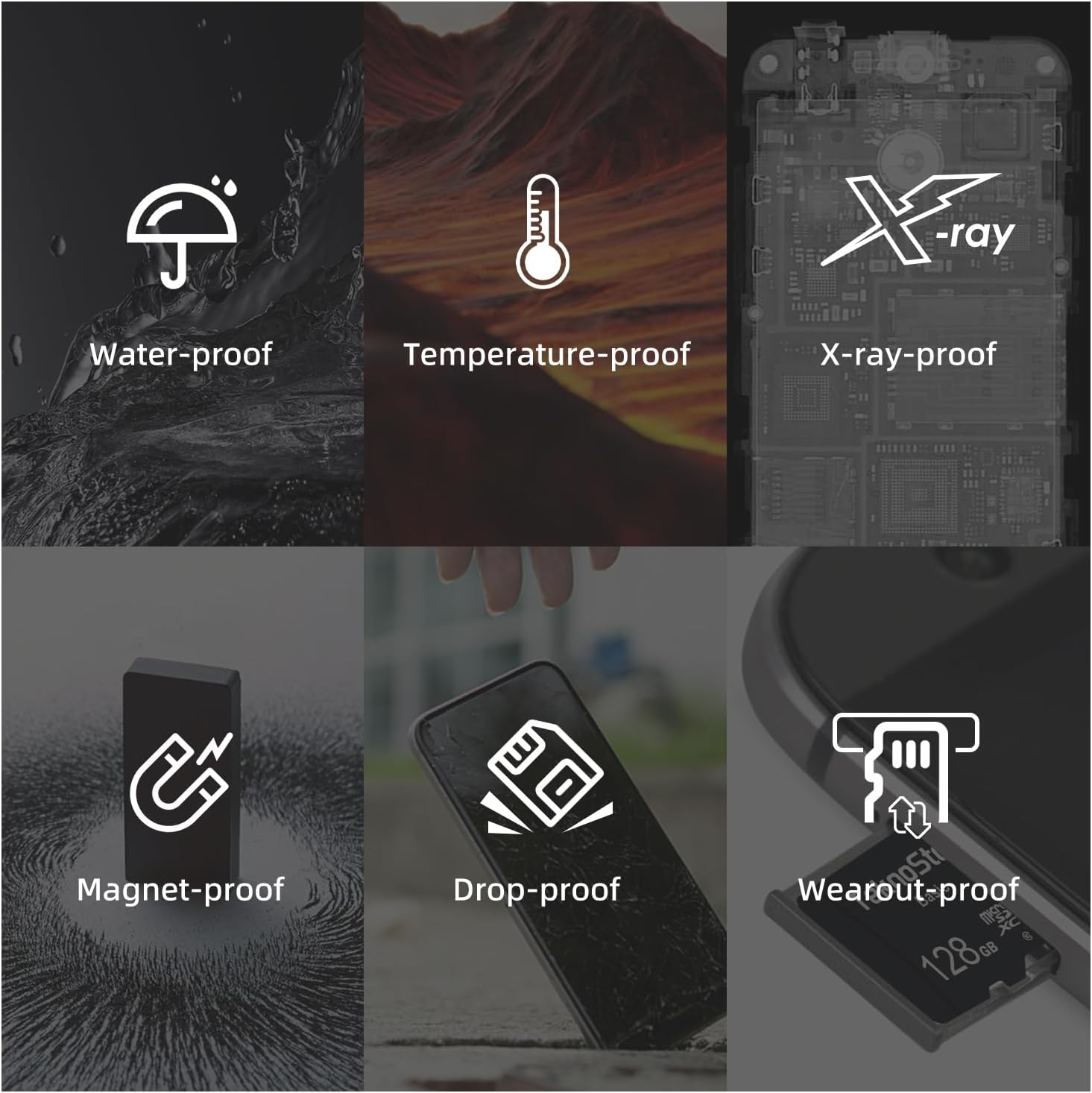 Thumbnail 5 de TEKNOSTONE Gaming 128GB MicroSDXC with Adapter (UHS-I, up to 100MB/s read)