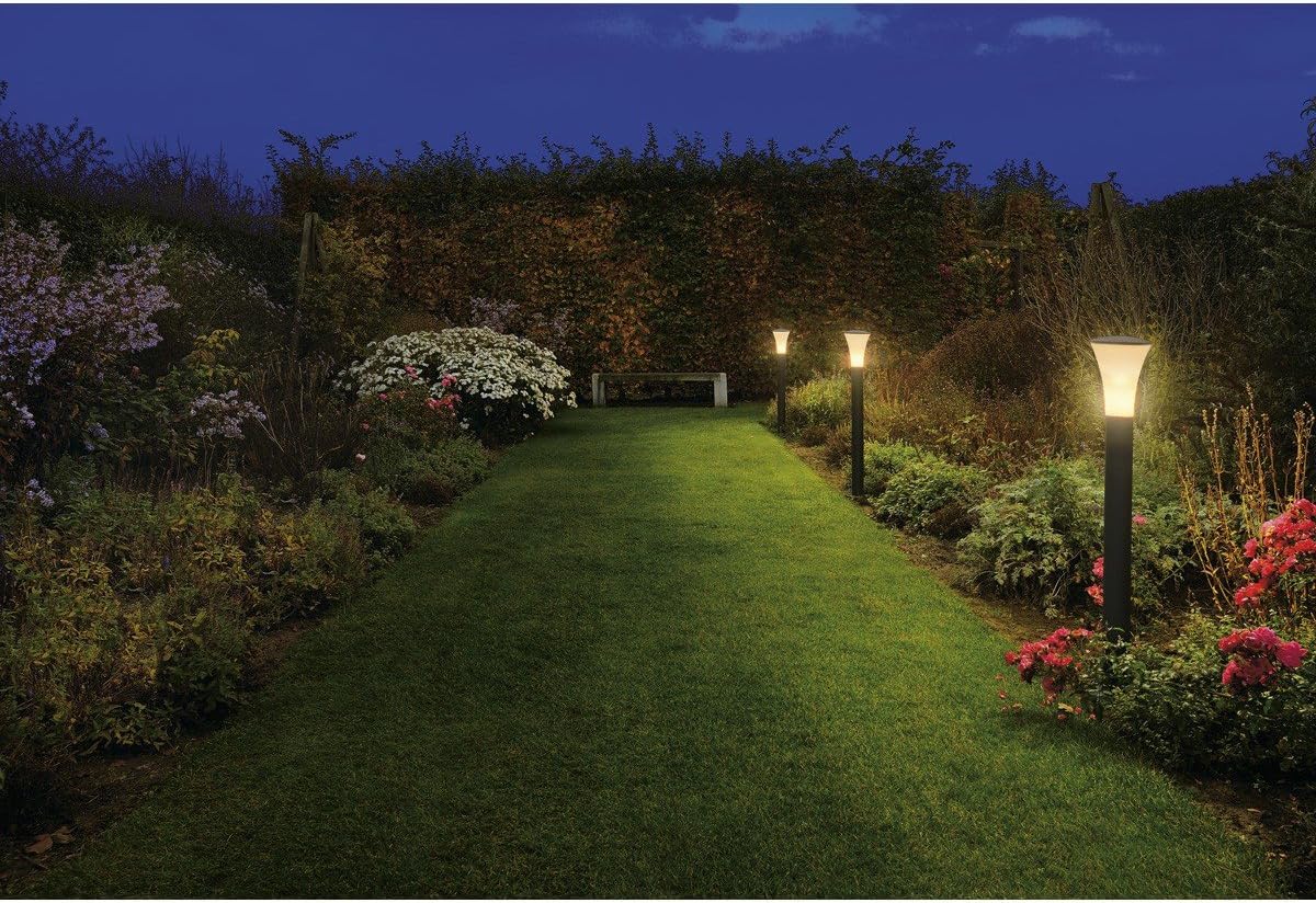 Detalle 1 de Declic Luminaires SLV ALPA CONE: Potelet LED extérieur E27, design raffiné pour allées et jardin