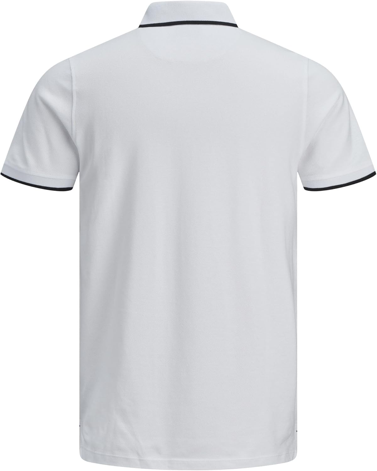 Detalle 2 de JACK & JONES Jjepaulos Polo Slim Fit para hombre en blanco (White Detail)