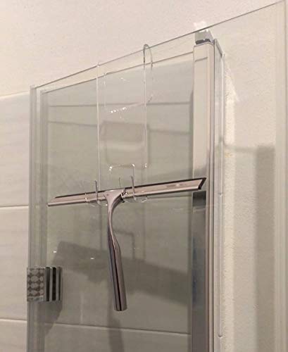 Thumbnail 6 de Agplex Gancio Porta Tergicristallo per Box Doccia in Plexiglass Inossidabile – Senza Foratura