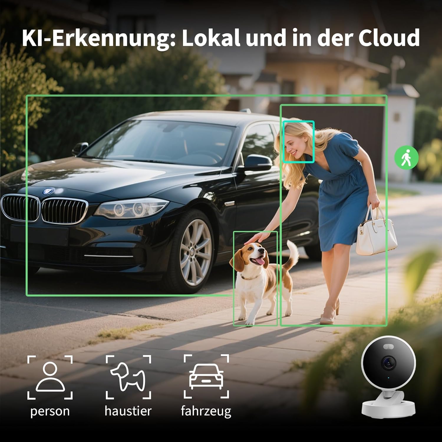 Thumbnail 5 de Aqara G100: 2K Sicherheitskamera mit Scheinwerfer-Tag/Nachtmodus für Innen & Außen
