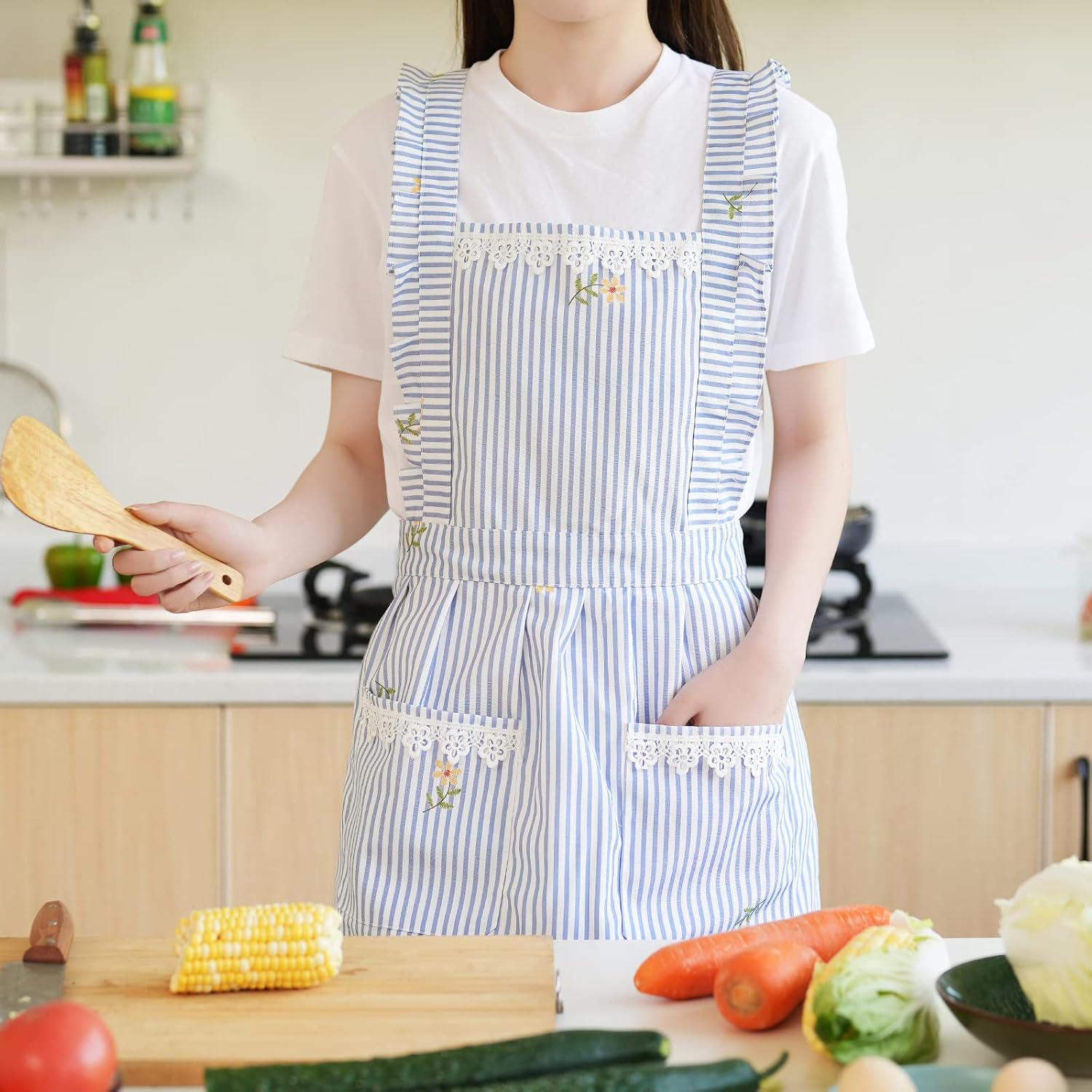 Detalle 2 de Aoomzoon Kitchen Apron, One Size