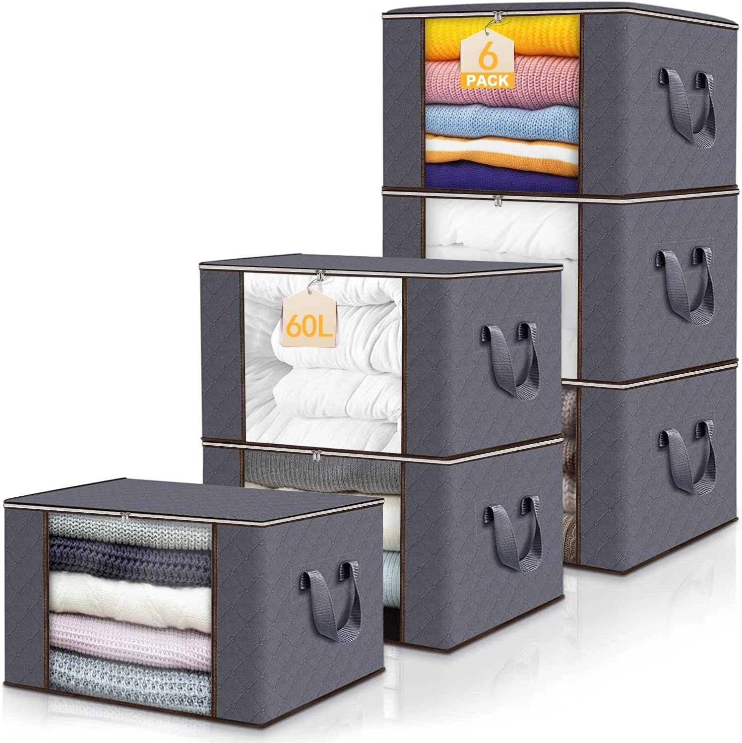Detalle de Zikenis 6 scatole 90 L per vestiti
