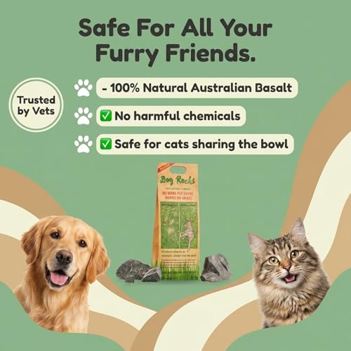 Detalle de Dog Rocks Urine Patch Preventer (200g) – Natural Urine Burn Patch Repair for Lawns
