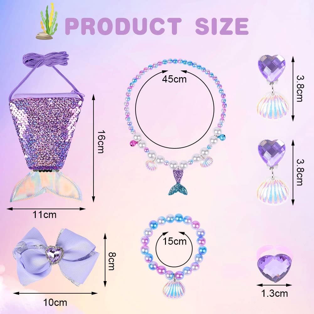 Detalle 2 de OSDUE Bijoux Ensemble Ensemble de Bijoux pour filles
