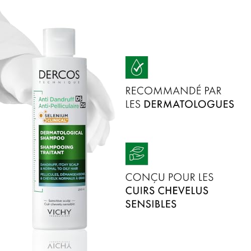Thumbnail 11 de Vichy Dercos Shampooing Anti-Pelliculaire DS Cheveux Normaux à Gras – Gelée soin capillaire hypoallergénique