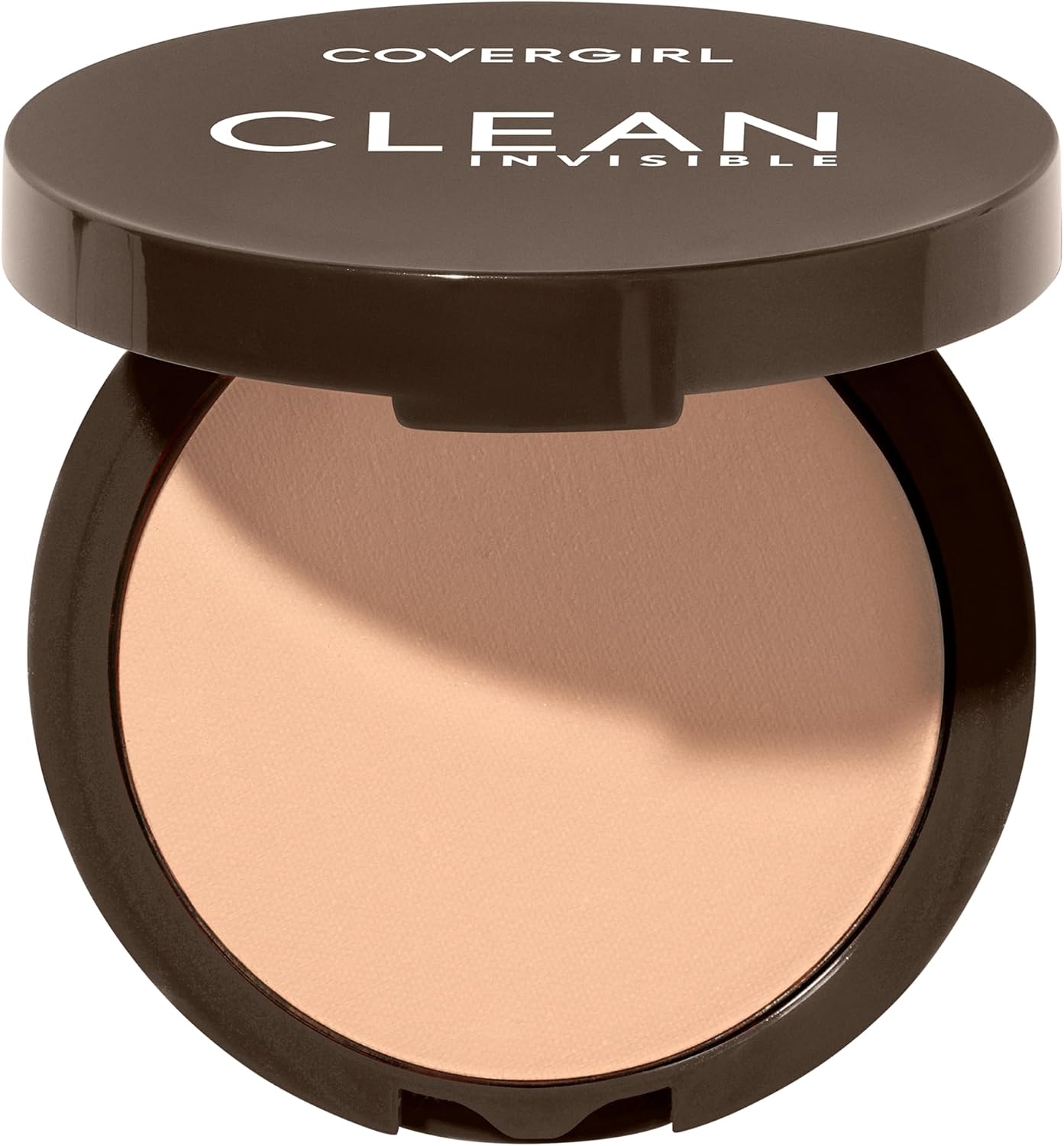 Detalle de COVERGIRL Clean Invisible Pressed Powder, Buff Beige 125, Vegan, Talc-Free