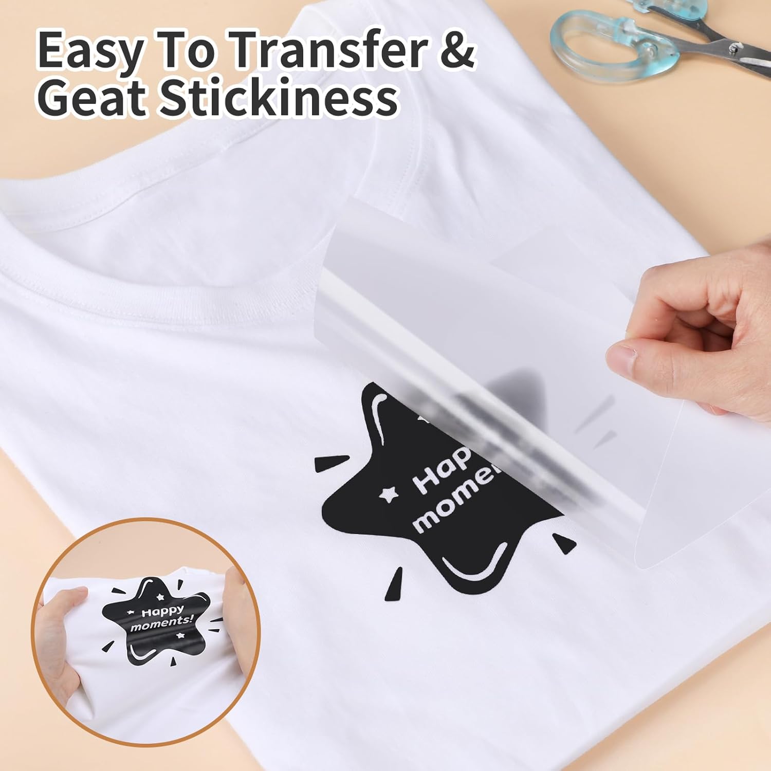 Thumbnail 6 de Euqvunn Vinyle thermocollant 30×300 cm 🧵