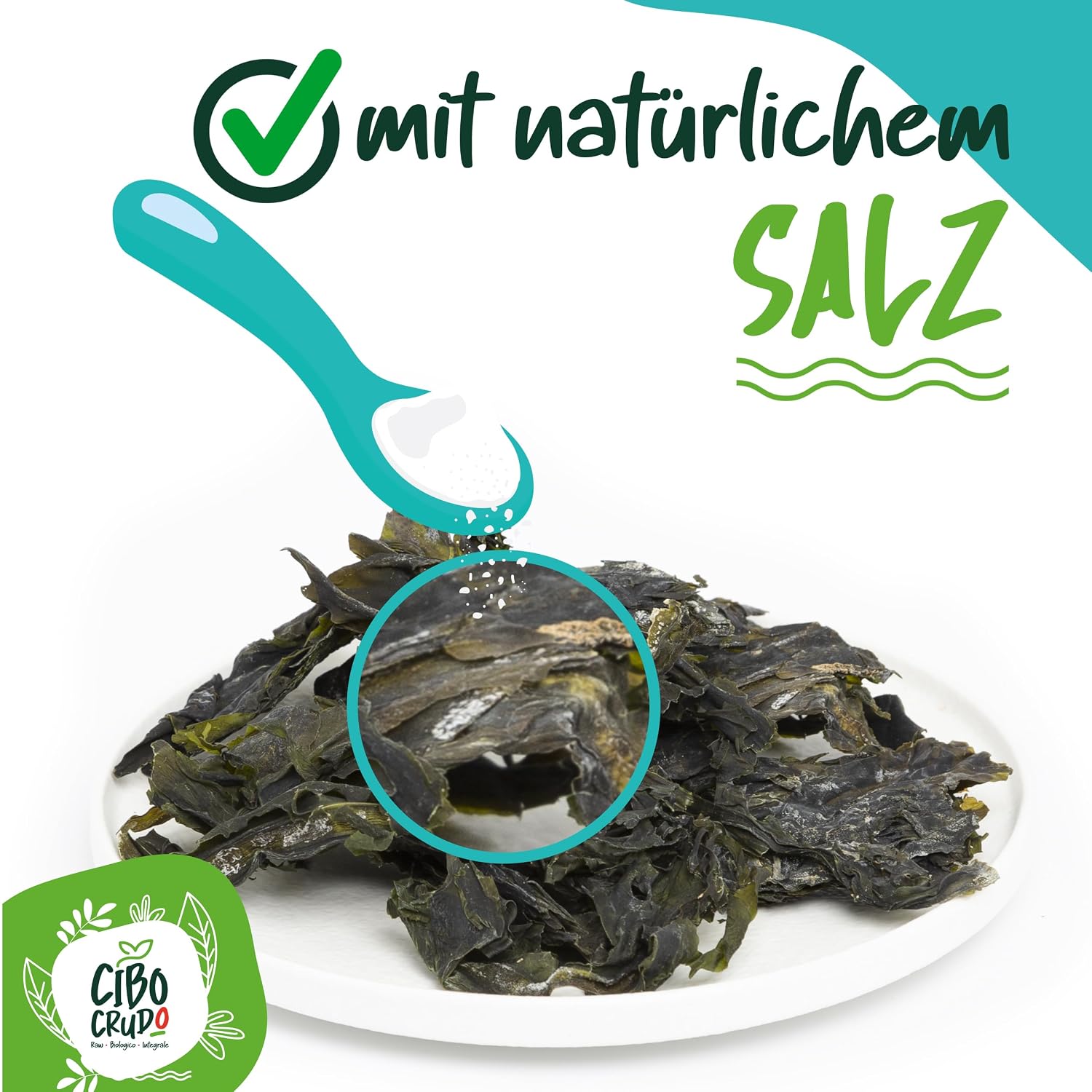 Thumbnail 6 de Wakame Algen Bio – 40 g Sonnengetrocknetes Seetangblatt für Dashi und Miso-Suppe