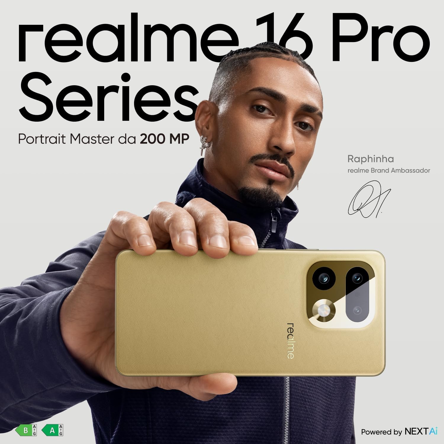 Thumbnail 1 de realme 16 Pro+ 5G: display curvo 6,8'', 200 MP, 7000 mAh e ricarica 80W