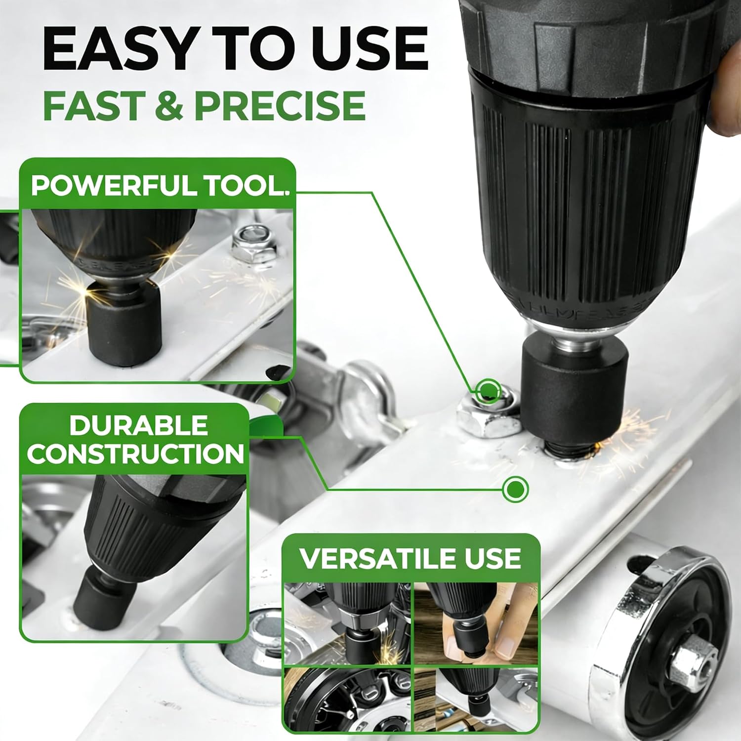 Detalle de SWANLAKE Impact Nut Driver Set, 20-Piece