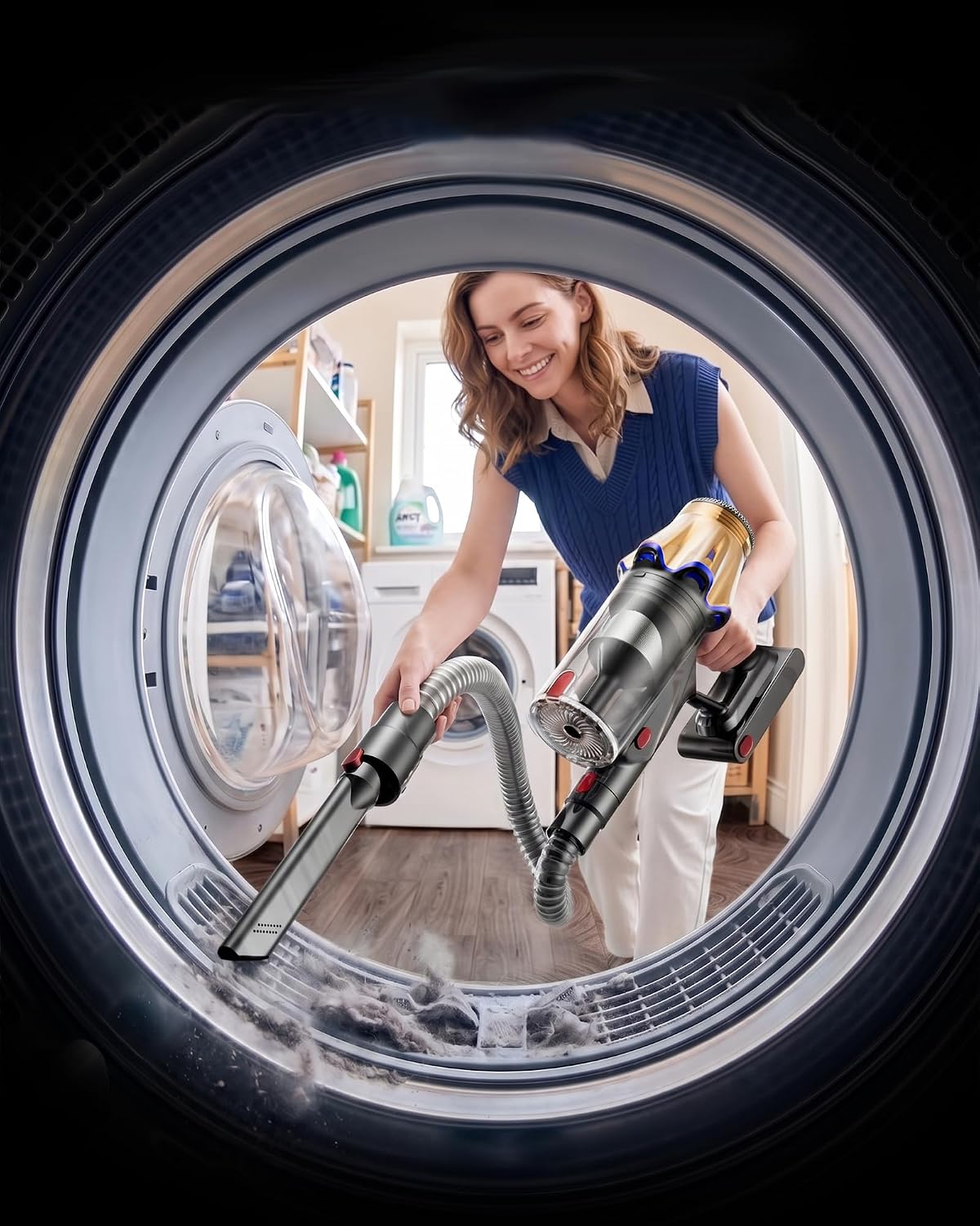 Detalle 2 de Cordless stick vacuum with 70-minute runtime