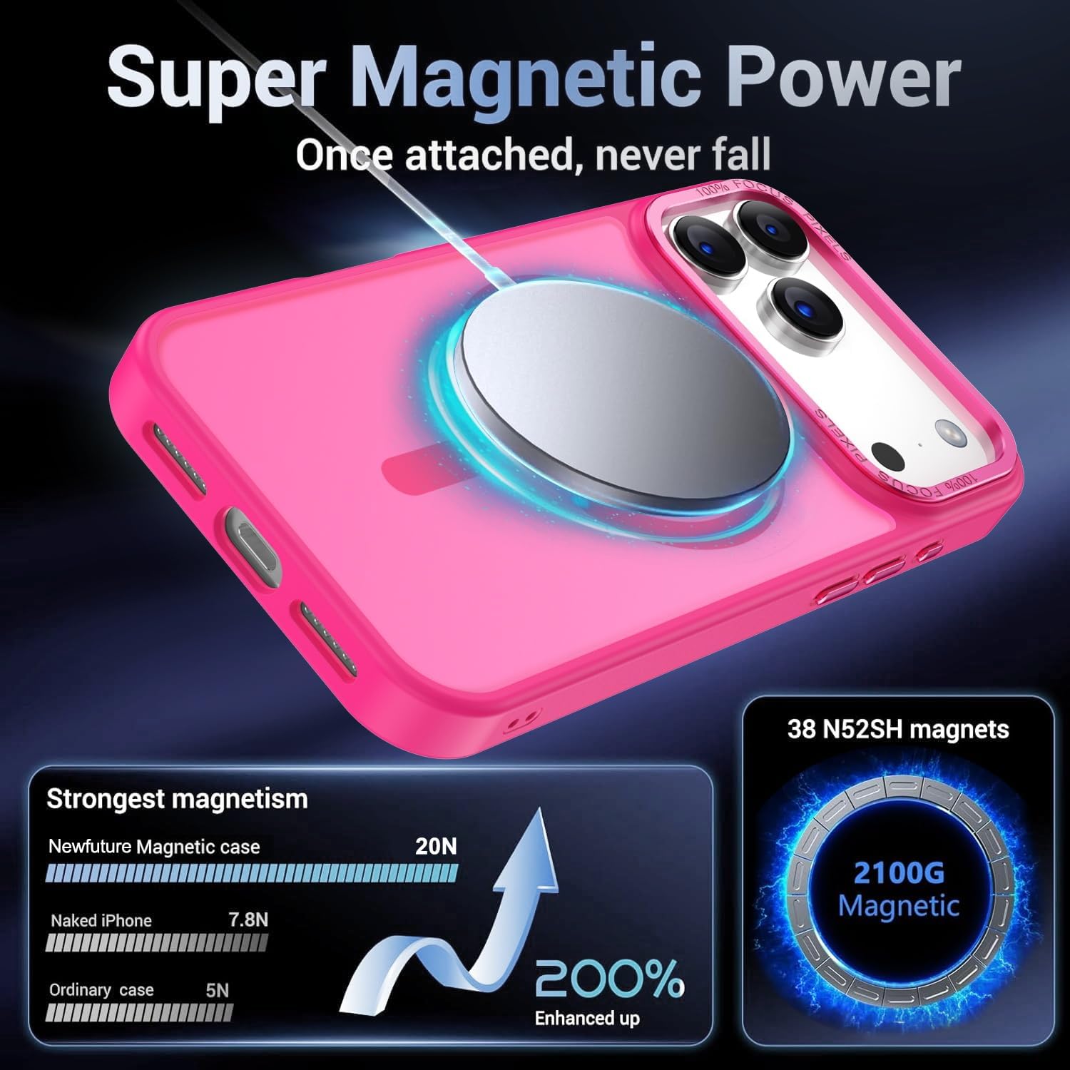Thumbnail 2 de Newfuture Magnetic iPhone 17 Pro Max Case 6.9
