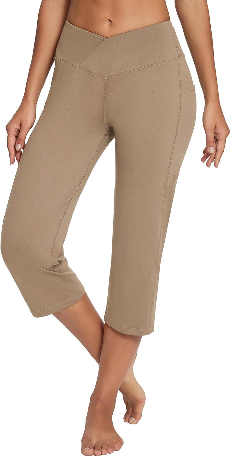 Thumbnail 6 de Baleaf Women's 21" Capri Pants with Pockets, High Waist—Tummy Control Yoga Leggings for Summer Workout