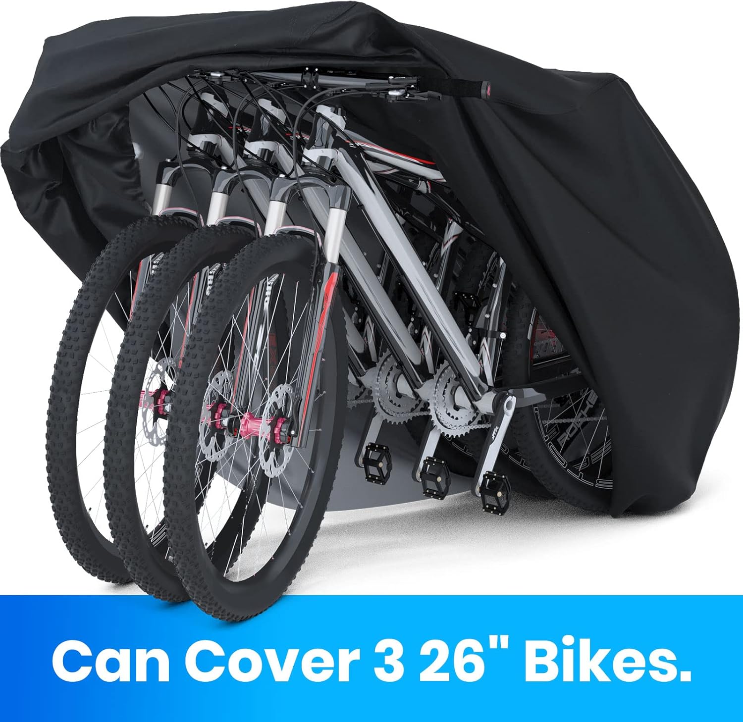 Thumbnail 1 de Favoto Housse de Vélo 2-3 Vélos – Protection Oxford 210D, 200x105x110cm, Noir