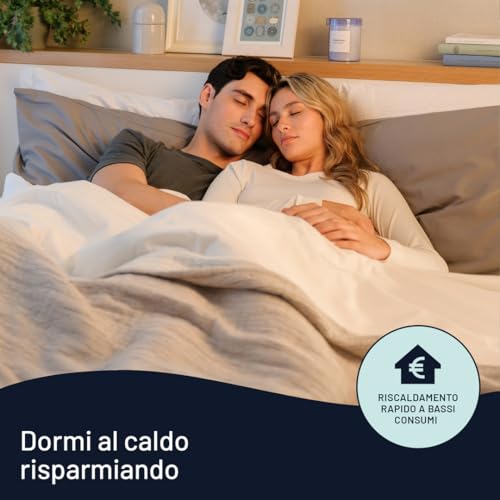 Detalle 1 de Imetec Scaldasonno Adapto matrimoniale 150x160 cm, 100% cotone e 6 temperature
