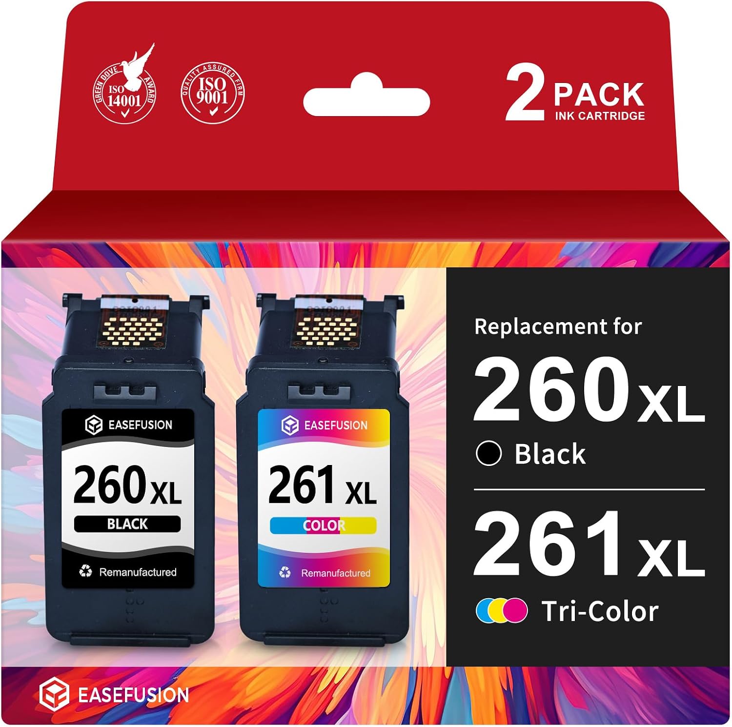 Detalle de EaseFusion 260XL 261XL ink cartridges 400 ๐จ