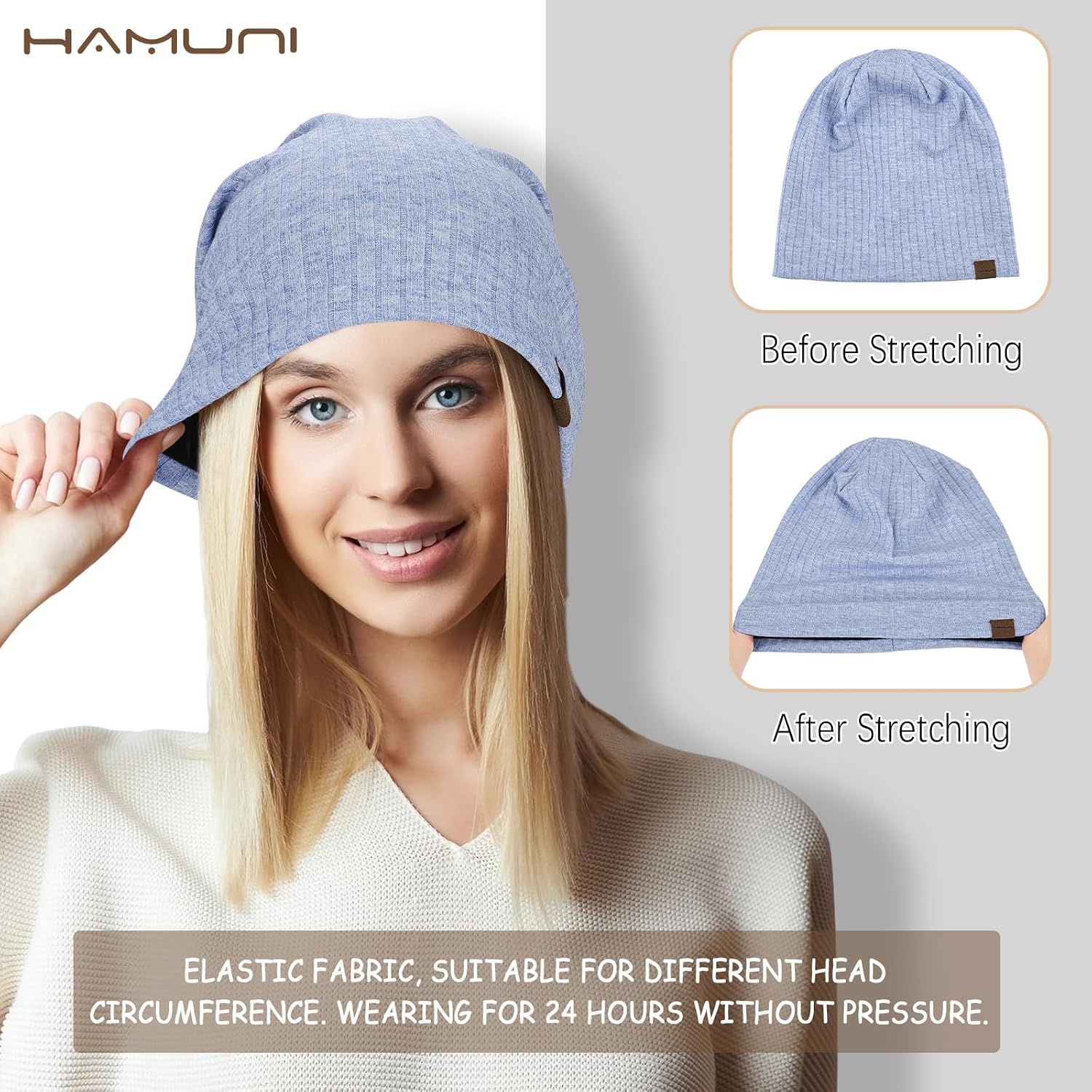 Thumbnail 3 de HAMUNI Slouchy Beanie Hip-Hop Hat