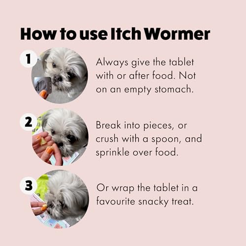 Detalle de Itch X Large Dog Wormer Tablets for Dogs 20kg+ - 2 Tablets