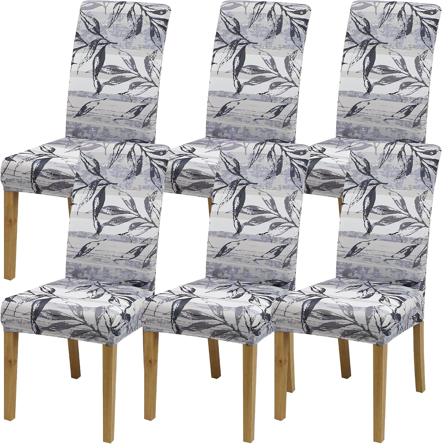 Detalle de Housse chaise haute Jacquard – ensemble 2/4/6 pièces, avec dossiers