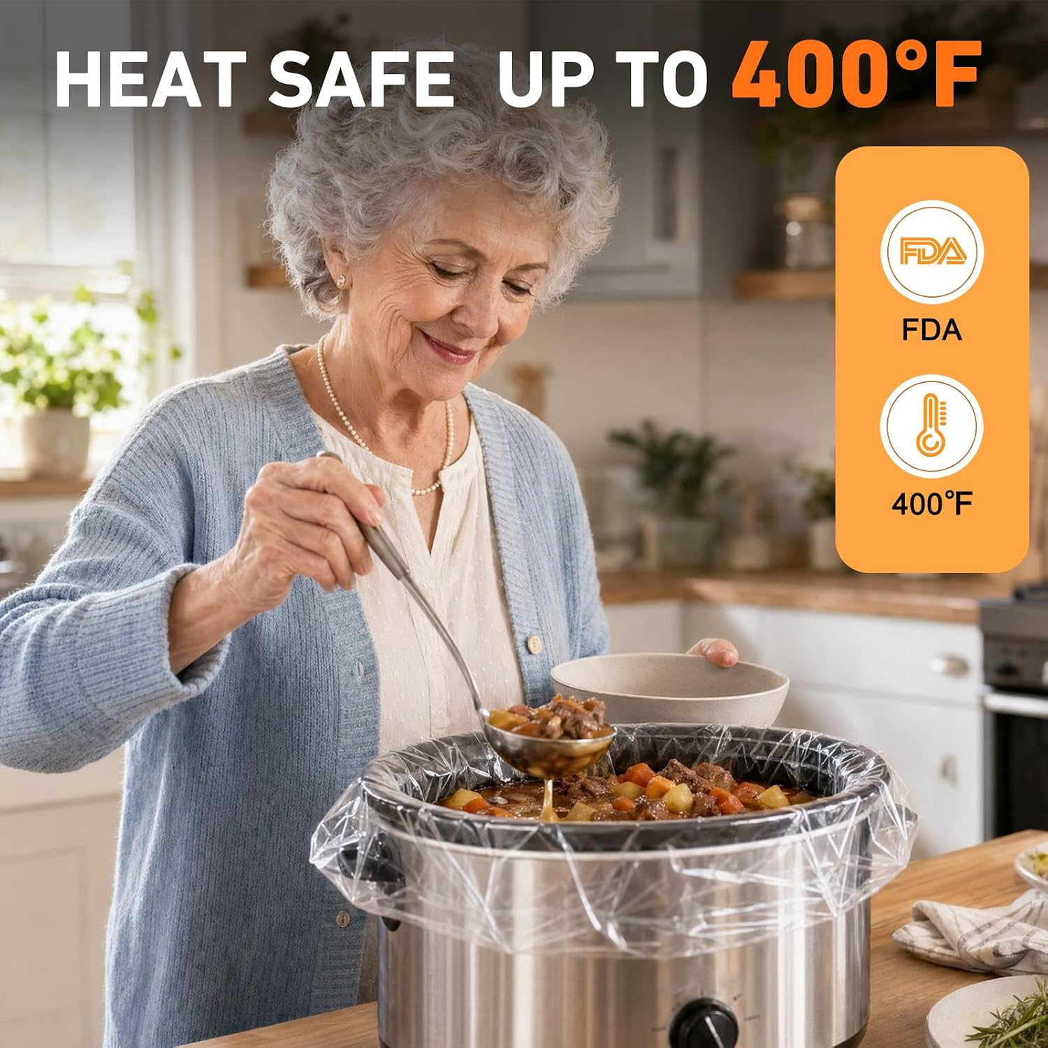 Detalle 2 de VCLPOWER Slow Cooker Liners, 30 Count
