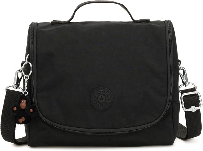Detalle de Kipling New Kichirou Lonchera Grande, True Black 🖤