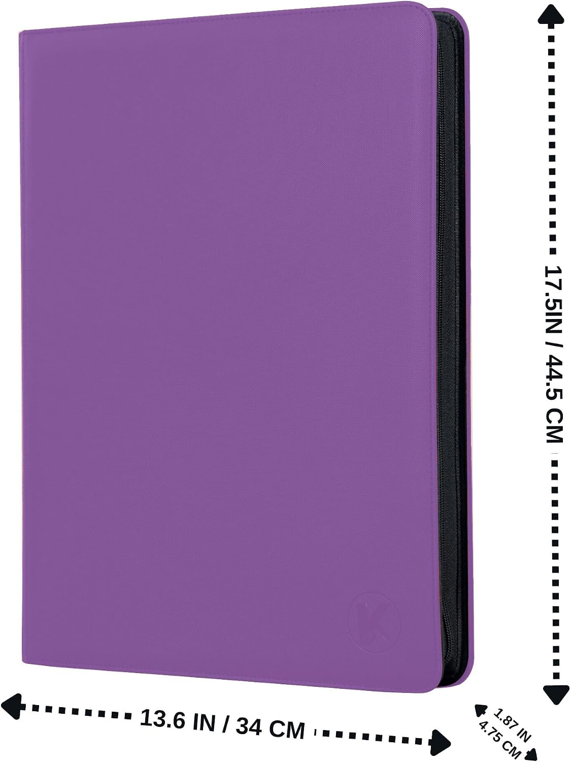 Thumbnail 6 de KUOOKING K-16-1024 Trading Card Binder, Purple, 16-Pocket, Zippered