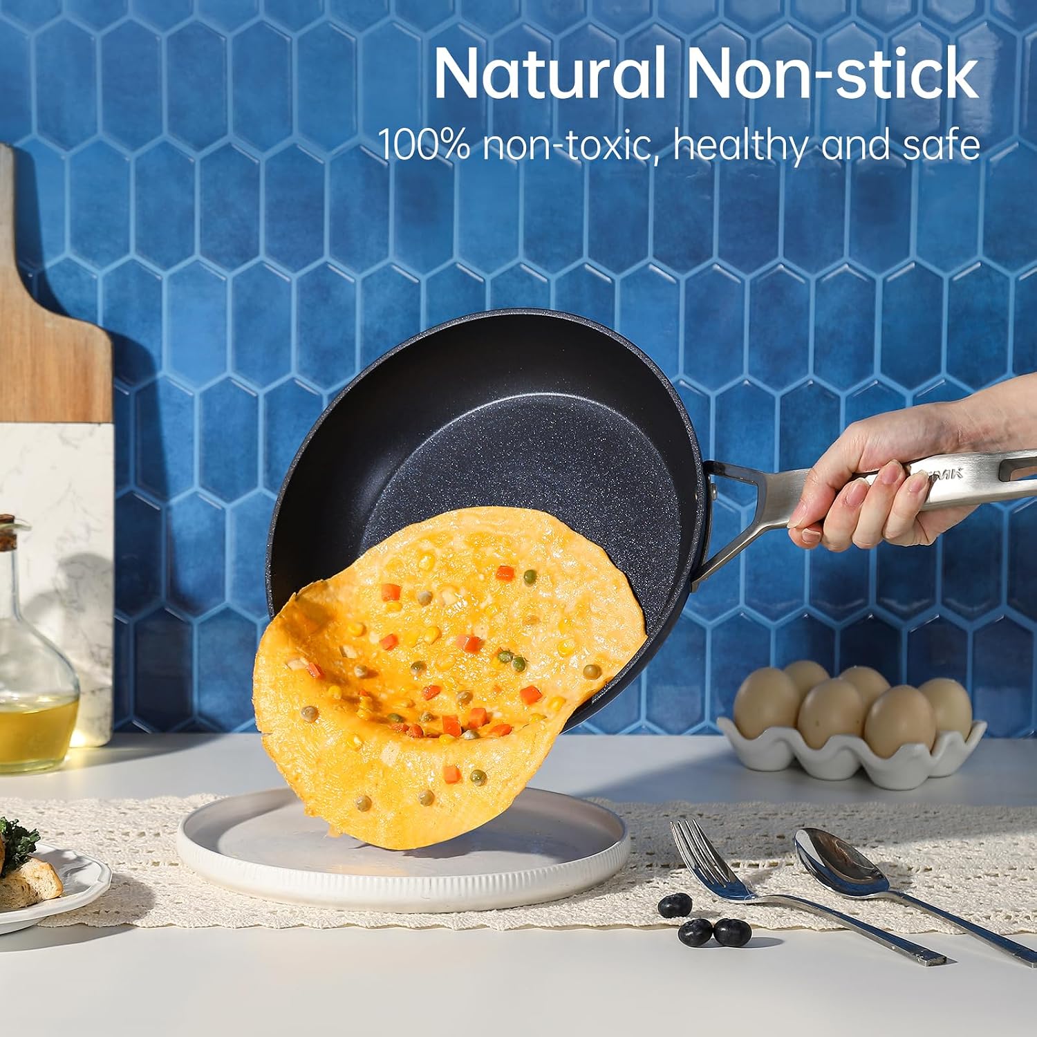 Detalle 2 de MSMK Non-Stick Frying Pan, 8-Inch