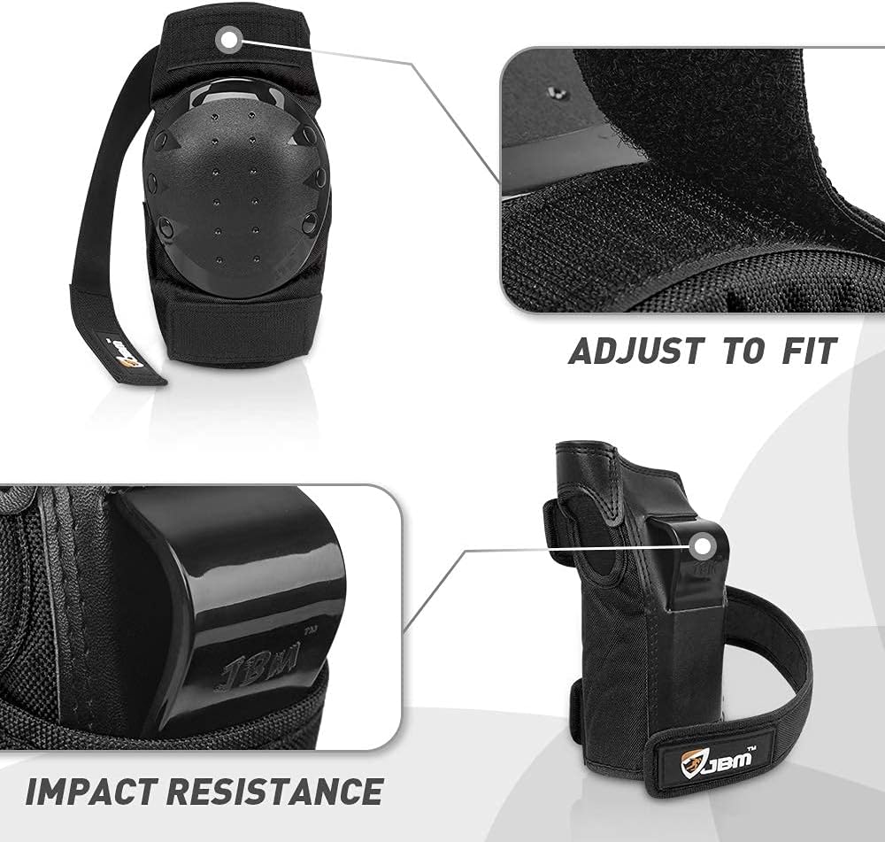 Thumbnail 6 de JBM Adult & Kid Skating Protective Gear Set: Helmet, Knee & Elbow Pads, Wrist Guards for Beginners to Pros
