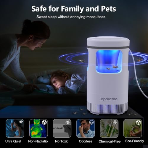 Detalle de Tiptop Home Fly Killer Lamp – USB UV Insect Zapper for Home and Outdoor Use