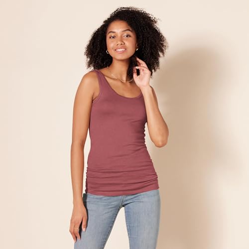Thumbnail 2 de Amazon Essentials Débardeur Coupe Ajustée Femme - Lot de 2, Prune, XXL