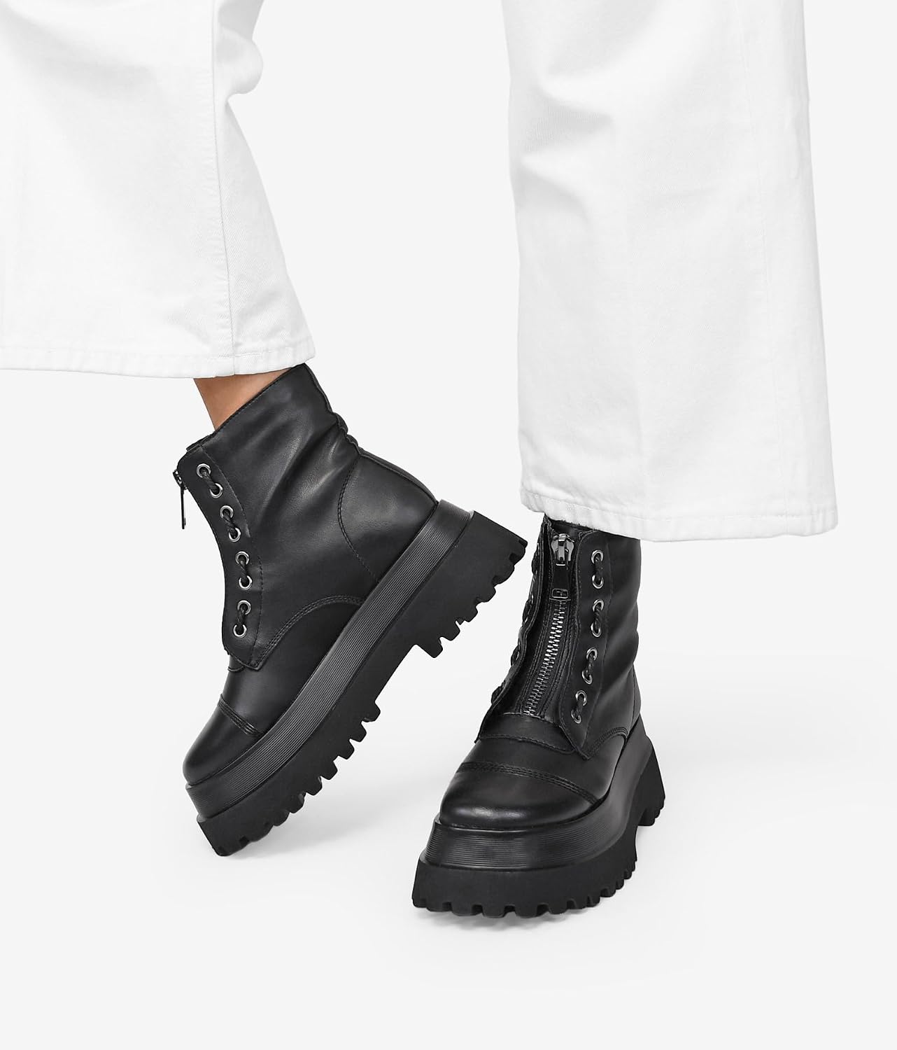 Thumbnail 1 de Bosanova Bottes militaires noires avec lacets ⚙