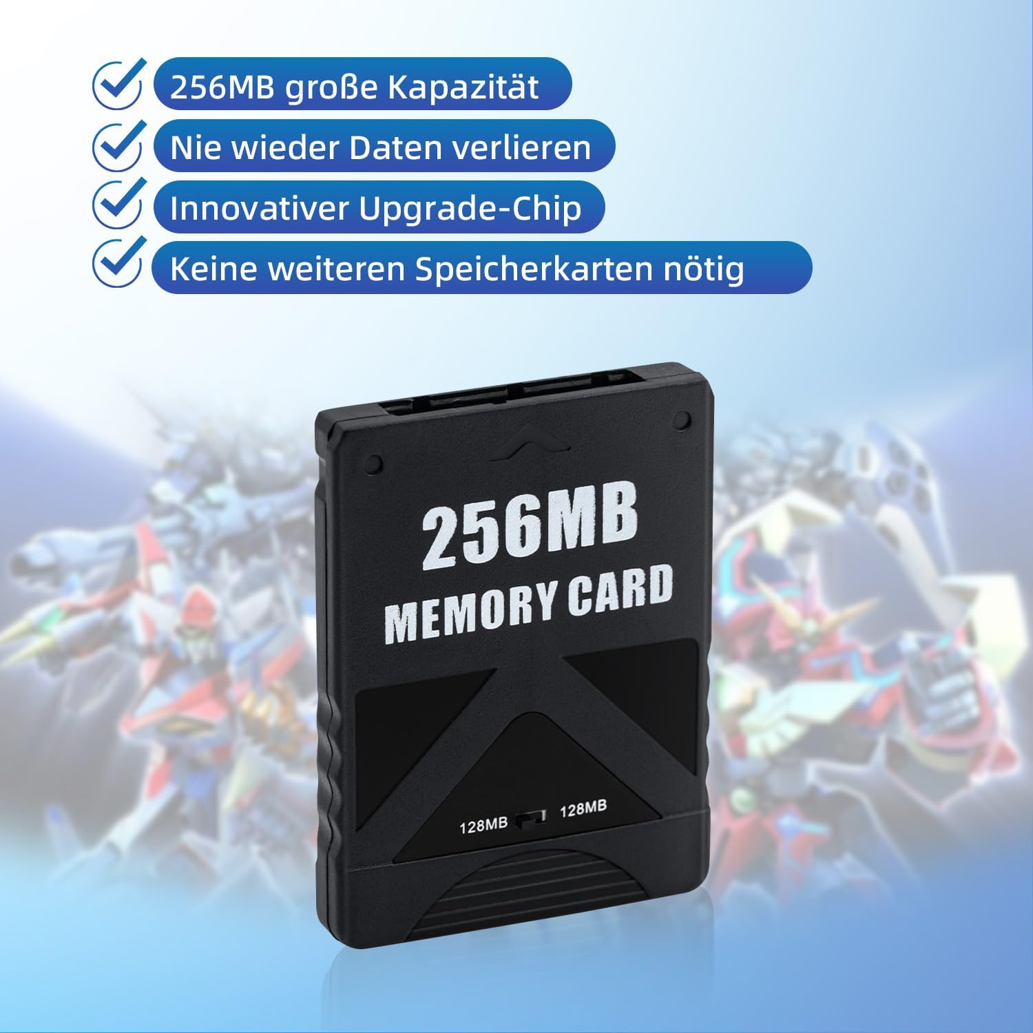 Thumbnail 2 de 256 MB Memory Card für PS2 von Tolesum