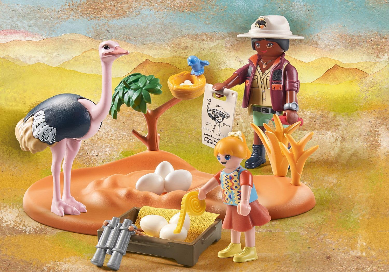 Thumbnail 2 de PLAYMOBIL Wiltopia 71296 Nido di Struzzo e custodi – Set di 26 pezzi