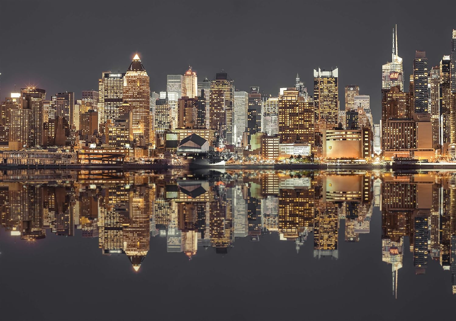Detalle 2 de New York Skyline la Nuit – Puzzle 1500 pièces