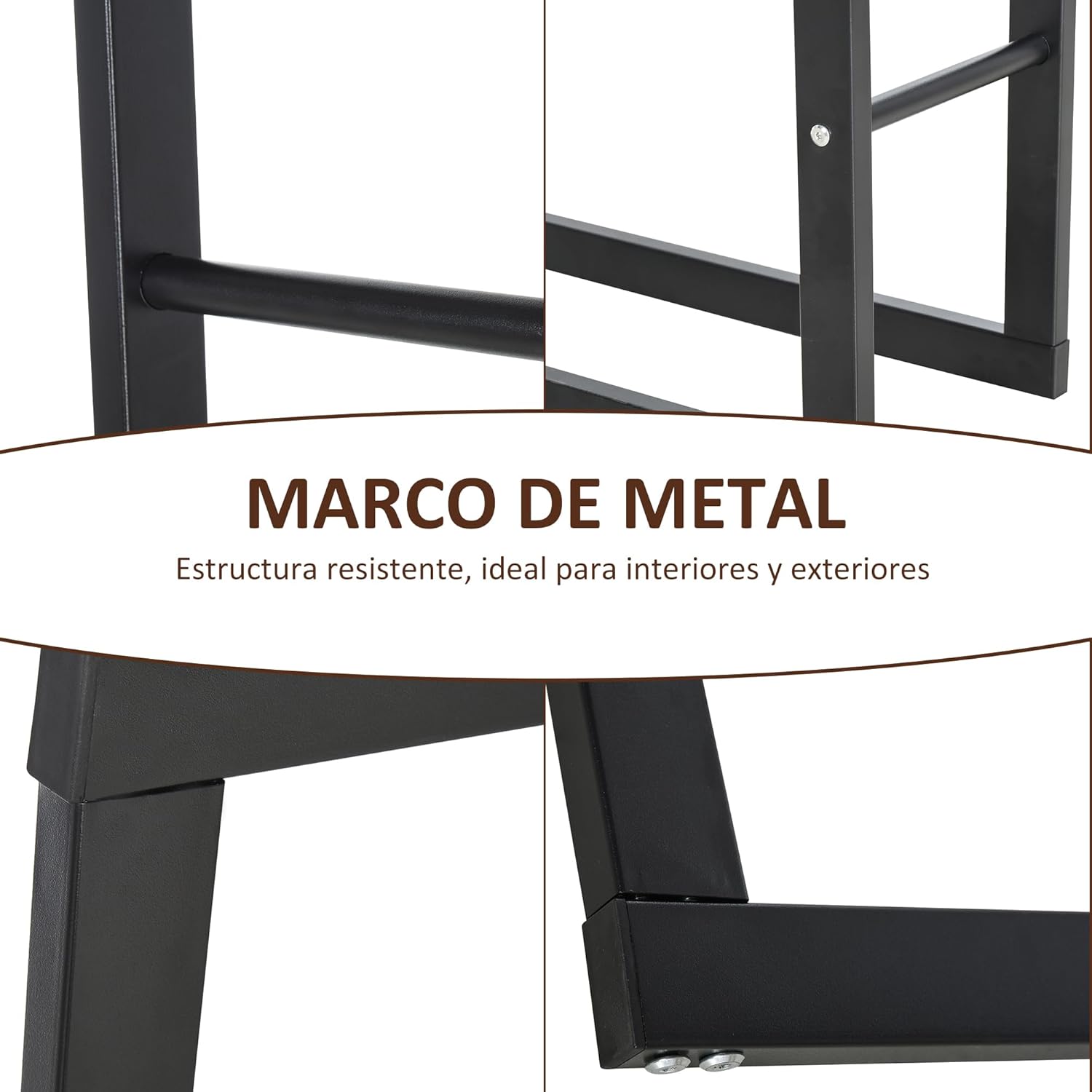 Thumbnail 4 de HOMCOM Soporte para leña 100 kg