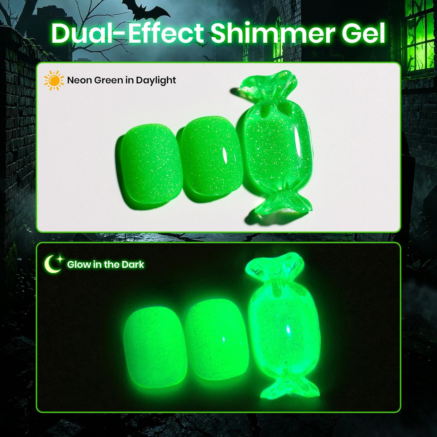 Detalle de Beetles Glow-in-the-Dark Gel Nail Polish, 15 mL
