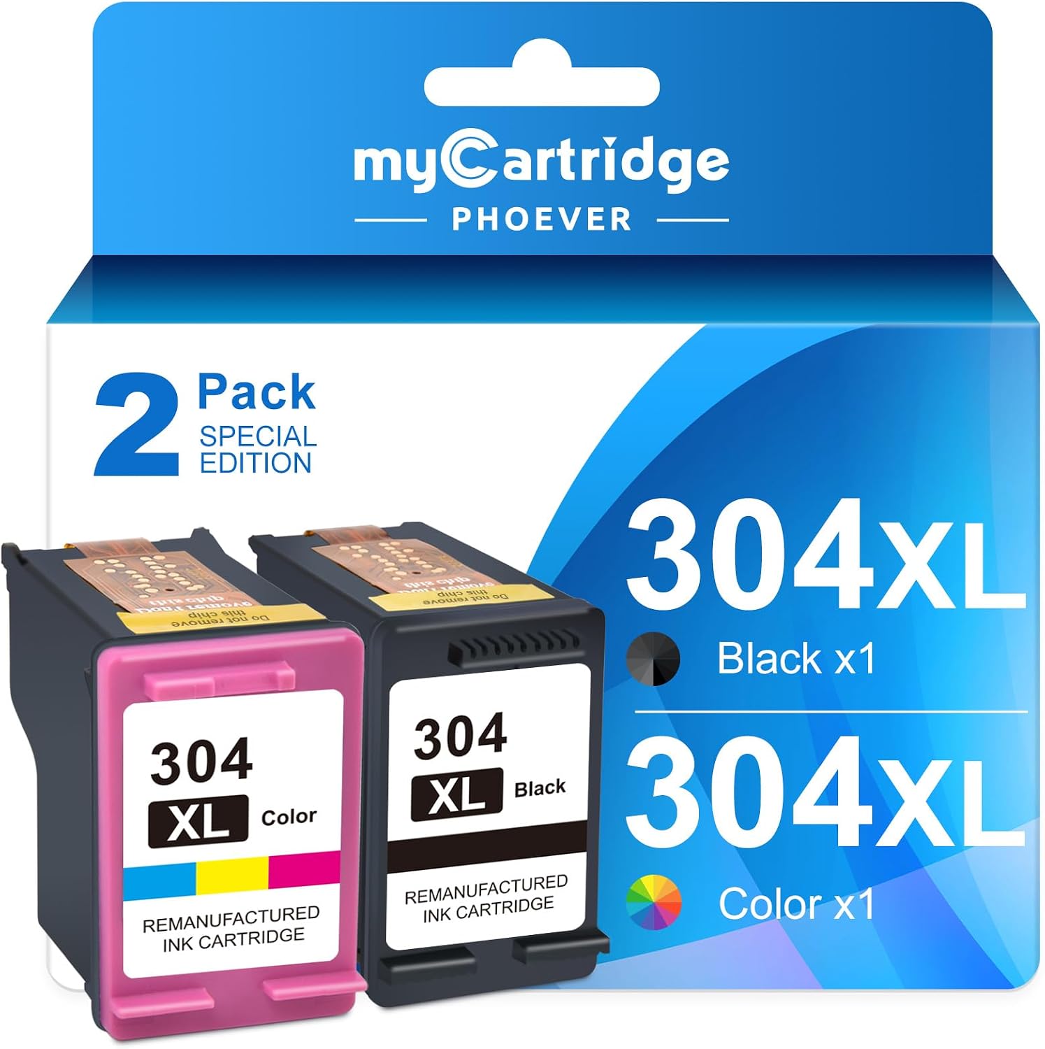 Detalle de MYCARTRIDGE PHOEVER 304XL 2er Pack Druckerpatronen đź–¨