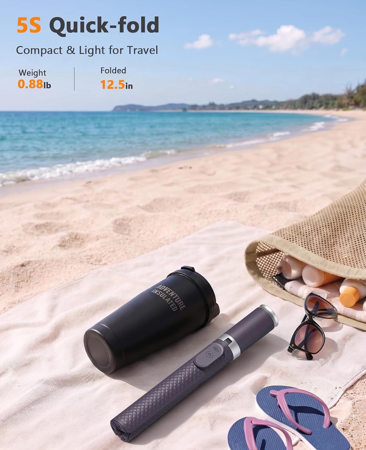 Detalle 2 de Vimose Phone Tripod, 62-Inch