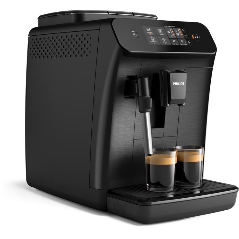 Detalle de Cafetera Superautomática Philips Serie 800 EP0820/00 con molinillo cerámico y espumador de leche