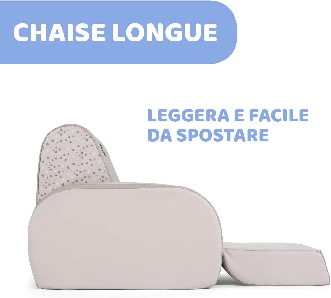 Detalle 2 de Chicco Twist: Poltroncina trasformabile in chaise longue e divanetto per bambini, 3 configurazioni