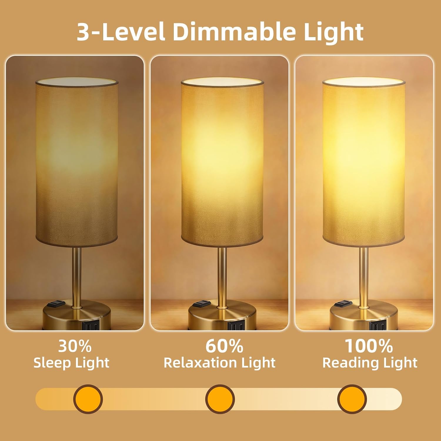 Thumbnail 2 de Fitfull Bedside Table Lamp
